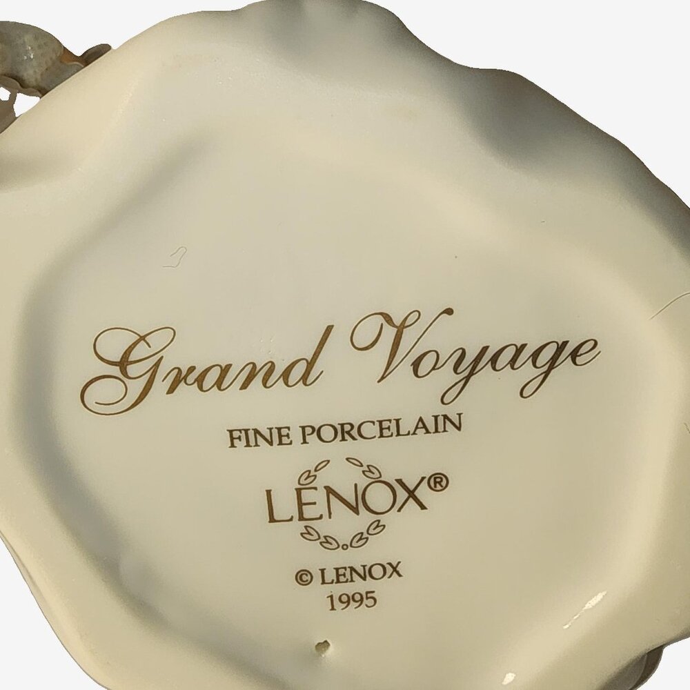 Lenox Fine Porcelain Vintage 1995 Grand Voyage Hand-Painted 24K Gold Accents EUC - Picture 2 of 15